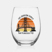 San Francisco Bridge Sunset Custom Trip Souvenir