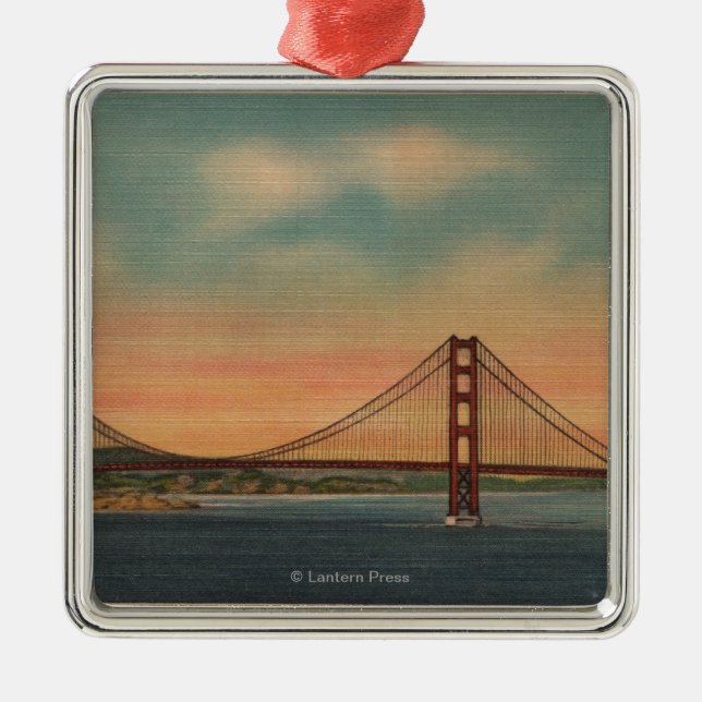 San Francisco, CA 2 Metal Ornament (Front)