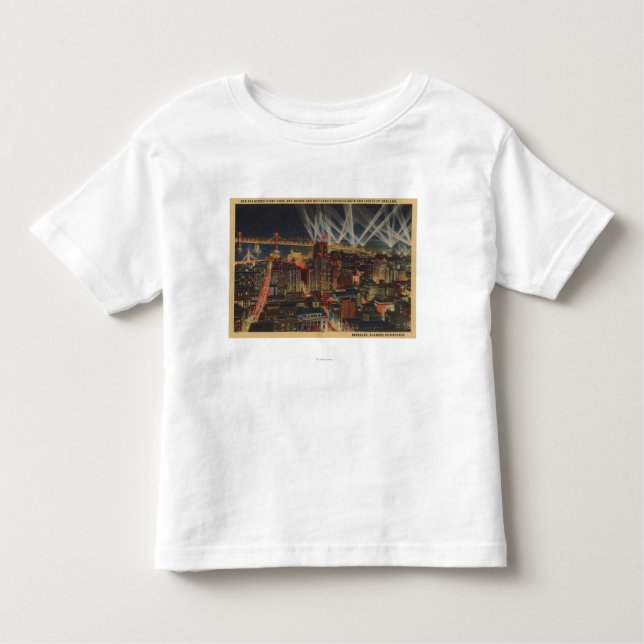 San Francisco, CA 3 Toddler T-Shirt (Front)