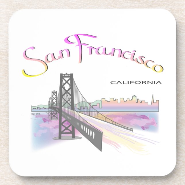 San Francisco, CA Coaster (Front)