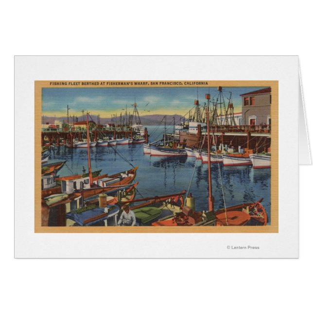 San Francisco, CA Fishing Fleet at Fisherman's (Front Horizontal)