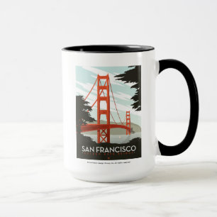 San Francisco, CA - Golden Gate Bridge Mug