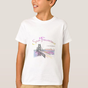 San Francisco, CA Golden Gate Rainbow T-Shirt