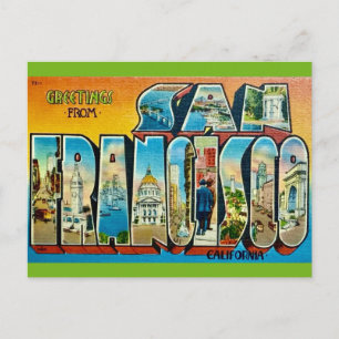 San Francisco CA Greeting Postcard