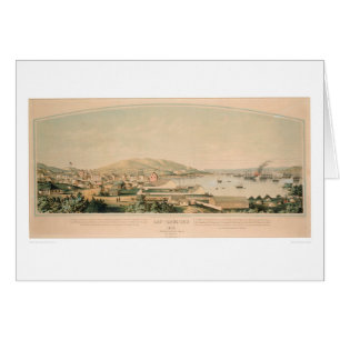 San Francisco, CA. Panoramic Map 1849 (1626A)