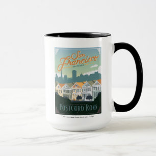 San Francisco, CA - Postcard Row Mug