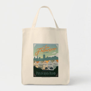 San Francisco, CA - Postcard Row Tote Bag