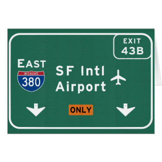 San Francisco CA SFO Airport I-380 E Interstate -