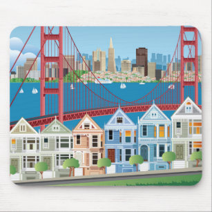 San Francisco, CA   The City By The Bay Mouse Pad