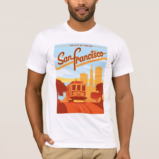 San Francisco, CA - The City by the Bay T-Shirt (Front)