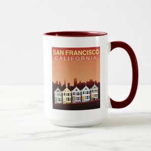 San Francisco, CA The Painted Ladies Mug