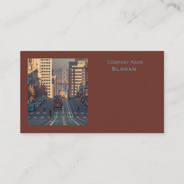 San Francisco cable car Business Card (Front)