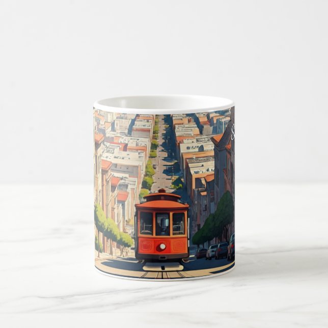 San Francisco Cable Car Coffee Mug (Center)