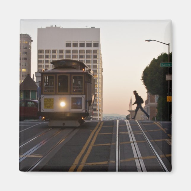 San Francisco Cable Car Magnet (Front)