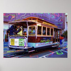 SAN FRANCISCO CABLE CAR NO. 17 POSTER