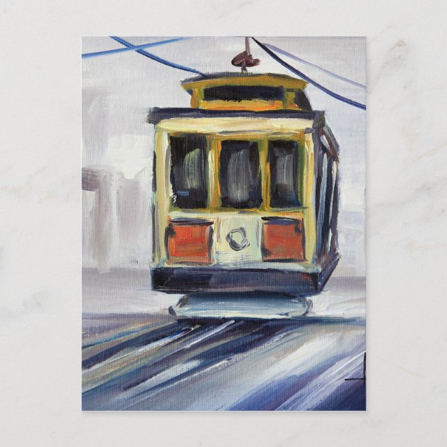 San Francisco Cable Car Postcard (Front)