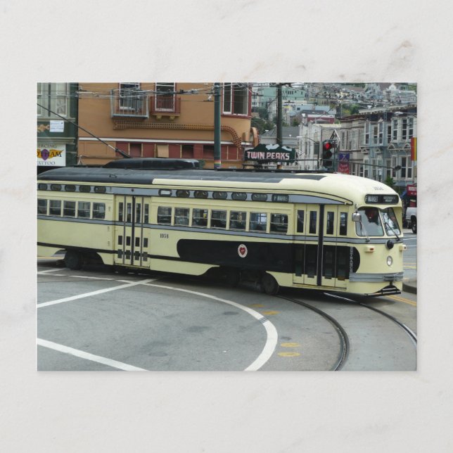 San Francisco Cable Car Postcard (Front)