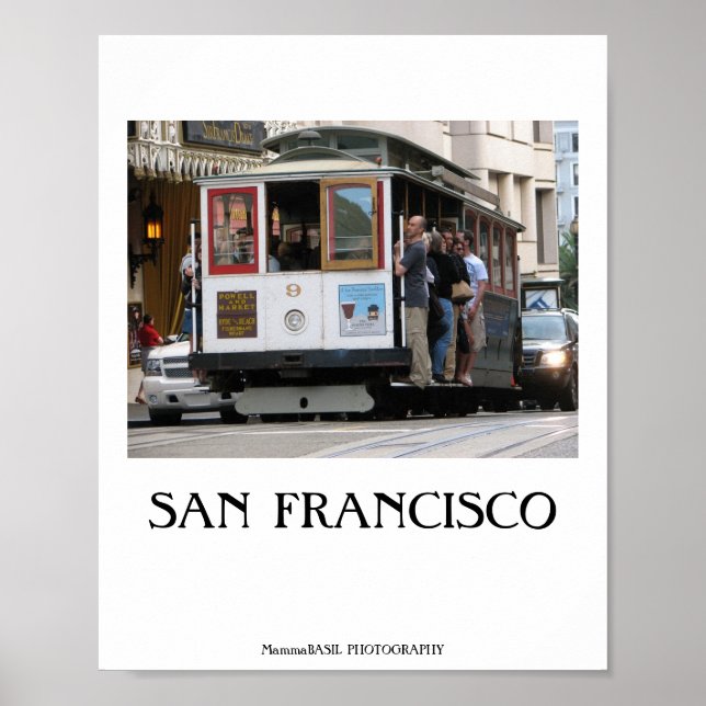 San Francisco Cable Car Poster! Poster (Front)