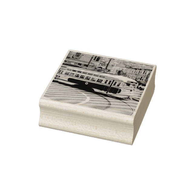 San Francisco Cable Car Rubber Stamp (Stamp)
