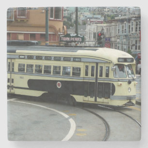San Francisco Cable Car Stone Coaster
