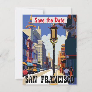 San Francisco Cable Car Wedding Invitation