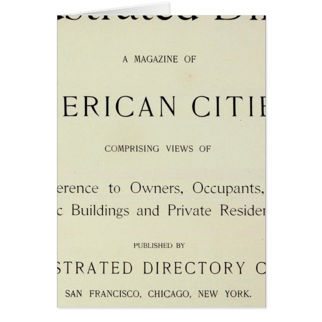 San Francisco California (Front)