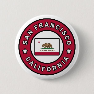 San Francisco California 6 Cm Round Badge