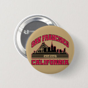 San Francisco,California 6 Cm Round Badge