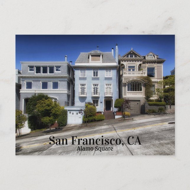 San Francisco California Alamo Square Postcard (Front)