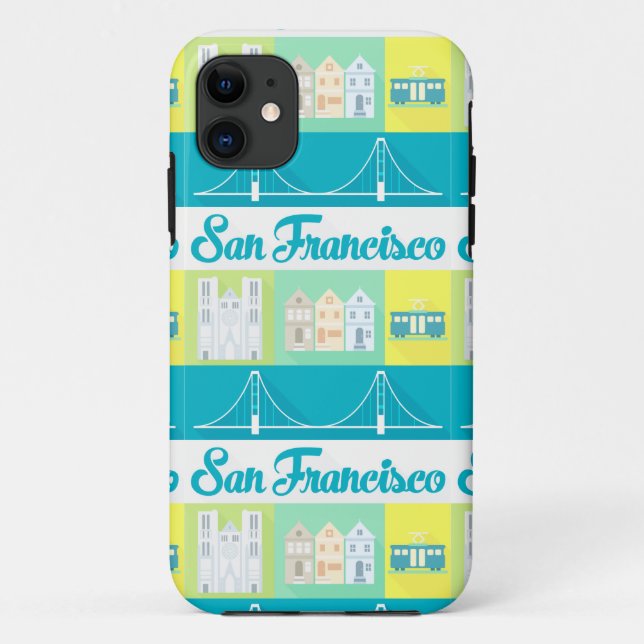 san francisco california american city case cover (Back)