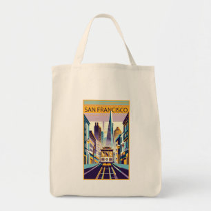 San Francisco California Art Deco Tote Bag