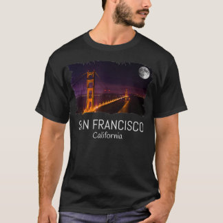 San Francisco California Bay area Golden Gate Brid T-Shirt