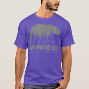 San Francisco California Bear Grizzly Pride Outdoo T-Shirt