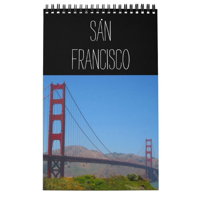 san francisco california calendar (Cover)