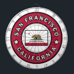 San Francisco California Dartboard<br><div class="desc">San Francisco California</div>