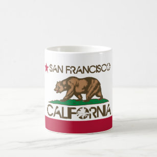 San Francisco California Flag Coffee Mug