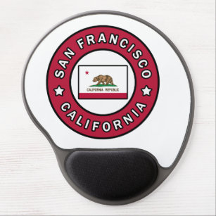 San Francisco California Gel Mouse Pad
