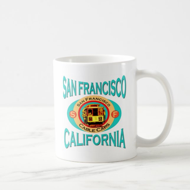 San Francisco California Gift Coffee Mug (Right)