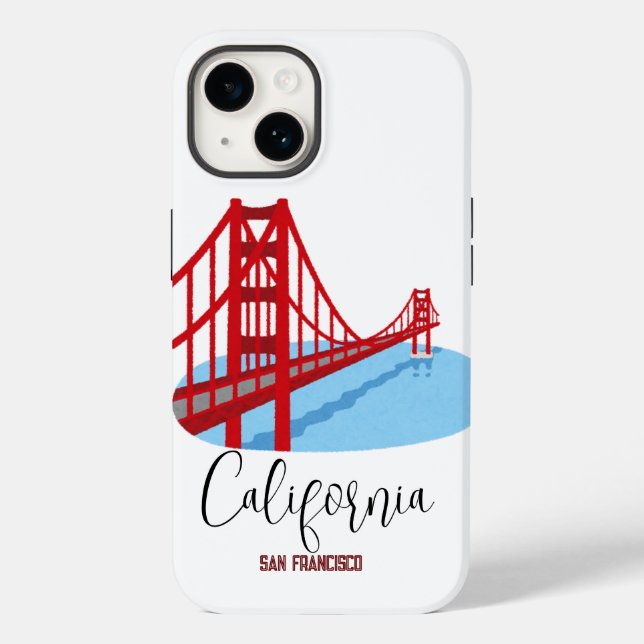 San Francisco California Golden Gate Bridge Case-Mate iPhone Case (Back)