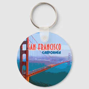 San Francisco California Golden Gate Bridge Key Ring