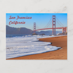 San Francisco California Golden Gate Bridge Postcard