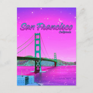 San Francisco California Golden Gate Bridge Postcard