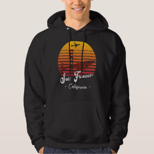 San Francisco California Golden Gate Bridge Souven Hoodie