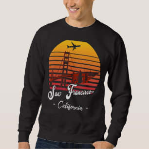 San Francisco California Golden Gate Bridge Souven Sweatshirt