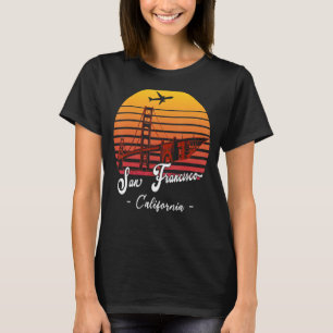 San Francisco California Golden Gate Bridge Souven T-Shirt