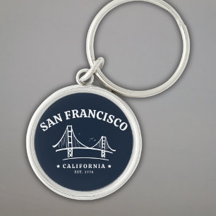 San Francisco California Golden Gate Landscape Key Ring