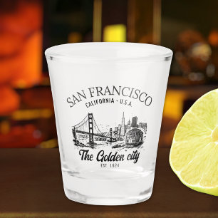 San Francisco California Golden Gate Shot Glass