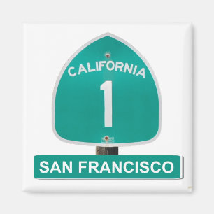 San Francisco California Highway 1 Magnet