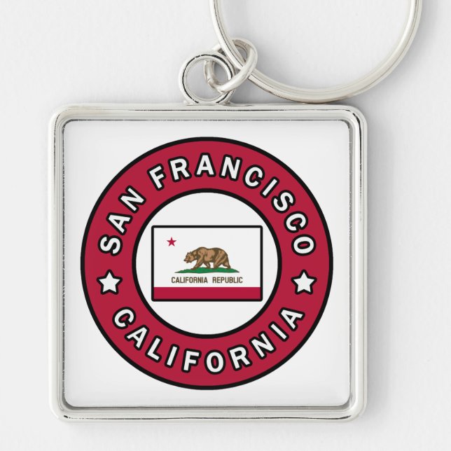 San Francisco California Key Ring (Front)