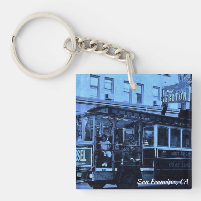 San Francisco, California Key Ring (Front)